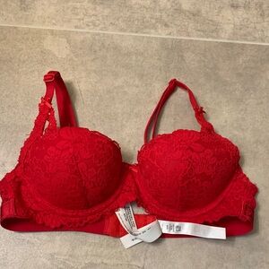PINK Victoria's Secret Red Bra Intimates Collection